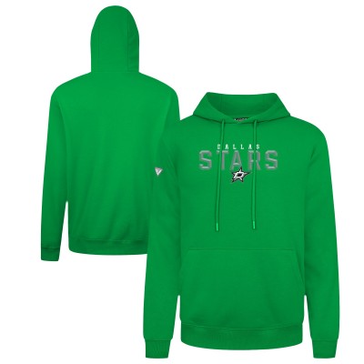 Dallas Stars Levelwear Green Podium Carve Pullover Hoodie