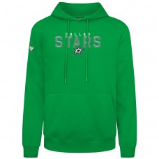 Dallas Stars Levelwear Green Podium Carve Pullover Hoodie