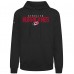 Carolina Hurricanes Levelwear Black Podium Carve Pullover Hoodie