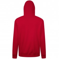 Calgary Flames Levelwear Red Podium Carve Pullover Hoodie