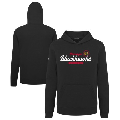 Толстовка Подростковая Chicago Blackhawks Levelwear Black Podium Monument