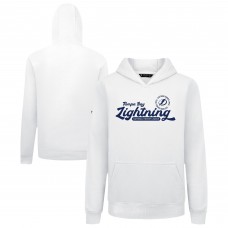 Толстовка Подростковая Tampa Bay Lightning Levelwear White Podium Monument