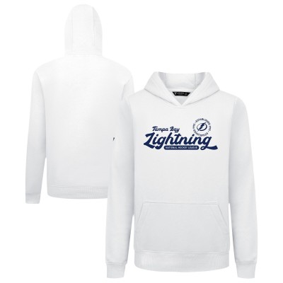 Толстовка Подростковая Tampa Bay Lightning Levelwear White Podium Monument