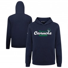 Подростковая Vancouver Canucks Levelwear Navy Podium Monument Pullover Hoodie