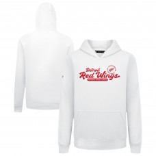 Подростковая Detroit Red Wings Levelwear White Podium Monument Pullover Hoodie