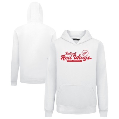 Подростковая Detroit Red Wings Levelwear White Podium Monument Pullover Hoodie