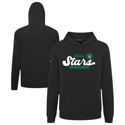 Подростковая Dallas Stars Levelwear Black Podium Monument Pullover Hoodie