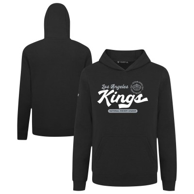 Подростковая Los Angeles Kings Levelwear Black Podium Monument Pullover Hoodie