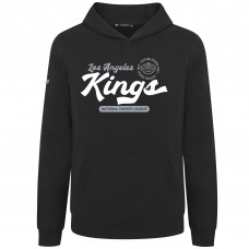 Подростковая Los Angeles Kings Levelwear Black Podium Monument Pullover Hoodie