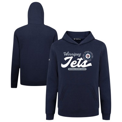 Толстовка Подростковая Winnipeg Jets Levelwear Navy Podium Monument