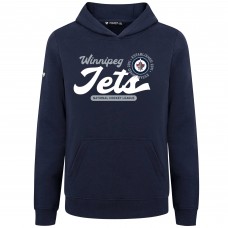 Толстовка Подростковая Winnipeg Jets Levelwear Navy Podium Monument