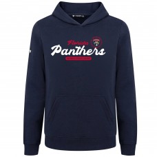 Подростковая Florida Panthers Levelwear Navy Podium Monument Pullover Hoodie