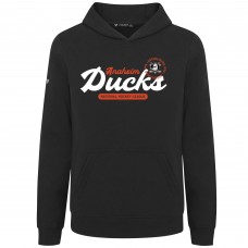 Толстовка Подростковая Anaheim Ducks Levelwear Black Podium Monument