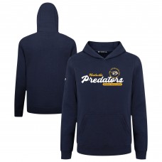 Подростковая Nashville Predators Levelwear Navy Podium Monument Pullover Hoodie