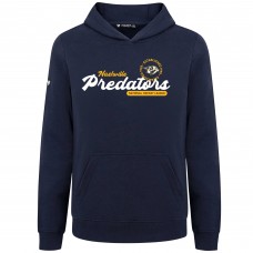 Подростковая Nashville Predators Levelwear Navy Podium Monument Pullover Hoodie