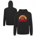 Подростковая Calgary Flames Levelwear Black Podium Banner Arch Pullover Hoodie