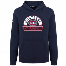 Толстовка Подростковая Montreal Canadiens Levelwear Navy Podium Banner Arch