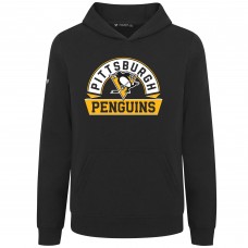Толстовка Подростковая Pittsburgh Penguins Levelwear Black Podium Banner Arch