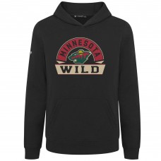 Толстовка Подростковая Minnesota Wild Levelwear Black Podium Banner Arch
