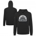 Подростковая Los Angeles Kings Levelwear Black Podium Banner Arch Pullover Hoodie