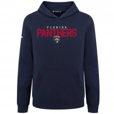 Подростковая Florida Panthers Levelwear Navy Podium Carve Pullover Hoodie