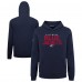 Подростковая Columbus Blue Jackets Levelwear Navy Podium Carve Pullover Hoodie