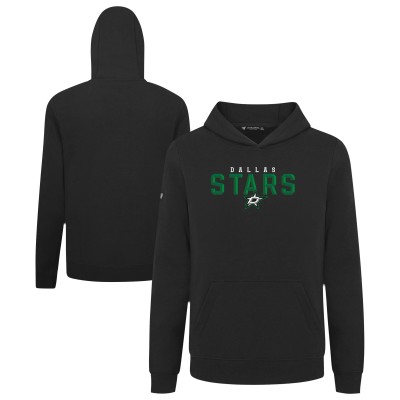 Подростковая Dallas Stars Levelwear Black Podium Carve Pullover Hoodie