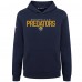 Подростковая Nashville Predators Levelwear Navy Podium Carve Pullover Hoodie