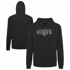 Подростковая Los Angeles Kings Levelwear Black Podium Carve Pullover Hoodie