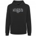 Подростковая Los Angeles Kings Levelwear Black Podium Carve Pullover Hoodie