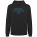 Подростковая San Jose Sharks Levelwear Black Podium Carve Pullover Hoodie