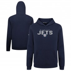 Толстовка Подростковая Winnipeg Jets Levelwear Navy Podium Carve