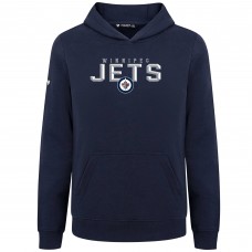 Толстовка Подростковая Winnipeg Jets Levelwear Navy Podium Carve