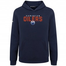 Толстовка Подростковая Edmonton Oilers Levelwear Navy Podium Carve