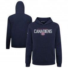 Толстовка Подростковая Montreal Canadiens Levelwear Navy Podium Carve
