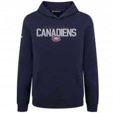 Толстовка Подростковая Montreal Canadiens Levelwear Navy Podium Carve