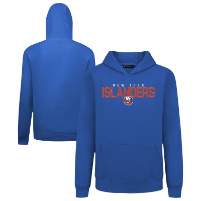 Подростковая New York Islanders Levelwear Royal Podium Carve Pullover Hoodie