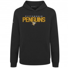 Толстовка Подростковая Pittsburgh Penguins Levelwear Black Podium Carve