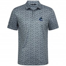 Vancouver Canucks Levelwear Gray Frost Polo