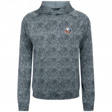 New York Islanders Levelwear Gray Albatross Raglan Pullover Hoodie