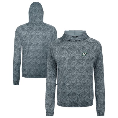 Dallas Stars Levelwear Gray Albatross Raglan Pullover Hoodie