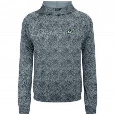 Dallas Stars Levelwear Gray Albatross Raglan Pullover Hoodie
