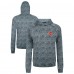Calgary Flames Levelwear Gray Albatross Raglan Pullover Hoodie