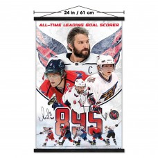 Washington Capitals Alexander Ovechkin 24 x 35 Player Poster with Magnetic Frame