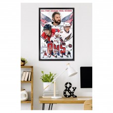 Washington Capitals Alexander Ovechkin 24 x 36 Framed Player Poster
