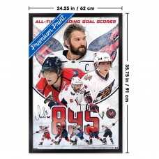 Washington Capitals Alexander Ovechkin 24 x 36 Framed Player Poster