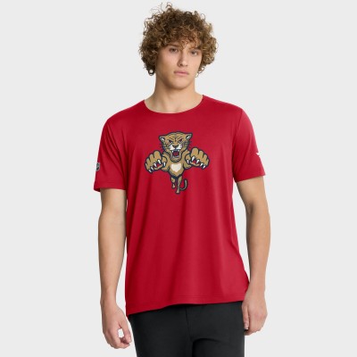 Florida Panthers Fanatics Bright Cardinal 2026 NHL Winter Classic Authentic Pro Tech T-Shirt