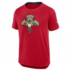 Florida Panthers Fanatics Bright Cardinal 2026 NHL Winter Classic Authentic Pro Tech T-Shirt Florida Panthers Fanatics Bright Cardinal 2026 NHL Winter Classic Authentic Pro Tech T-Shirt