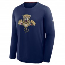 Florida Panthers Fanatics Athletic Navy 2026 NHL Winter Classic Authentic Pro Tech Long Sleeve T-Shirt Florida Panthers Fanatics Athletic Navy 2026 NHL Winter Classic Authentic Pro Tech Long Sleeve T-Shirt