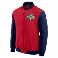 Florida Panthers Fanatics Bright Cardinal 2026 NHL Winter Classic Authentic Pro Full-Zip Bomber Jacket